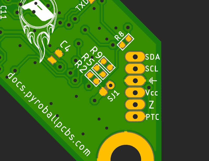 EasyPiezi Board Main Connector Pinout